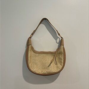 Chic Tan and Cream Women's Shoulder Bag